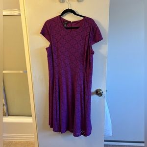 Alfani purple dress
